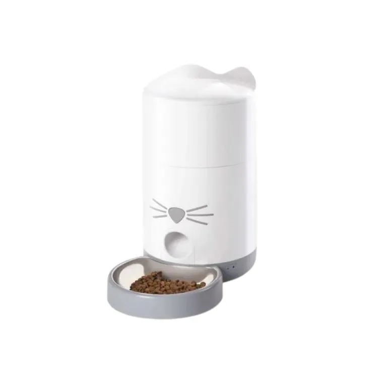 CATIT Distributeur de nourriture pour chat coloris blanc Pixi Smart Wifi – 1,2 kg