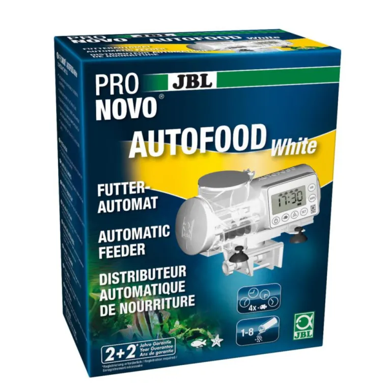 JBL Distributeur de nourriture pour poissons d'aquarium coloris blanc Pronovo Autofood