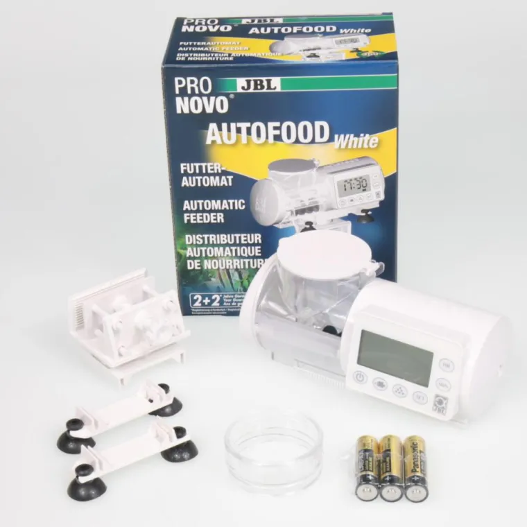JBL Distributeur de nourriture pour poissons d'aquarium coloris blanc Pronovo Autofood