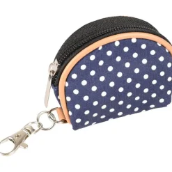 FLAMINGO Distributeur de sacs à déjection coloris bleu en tissu