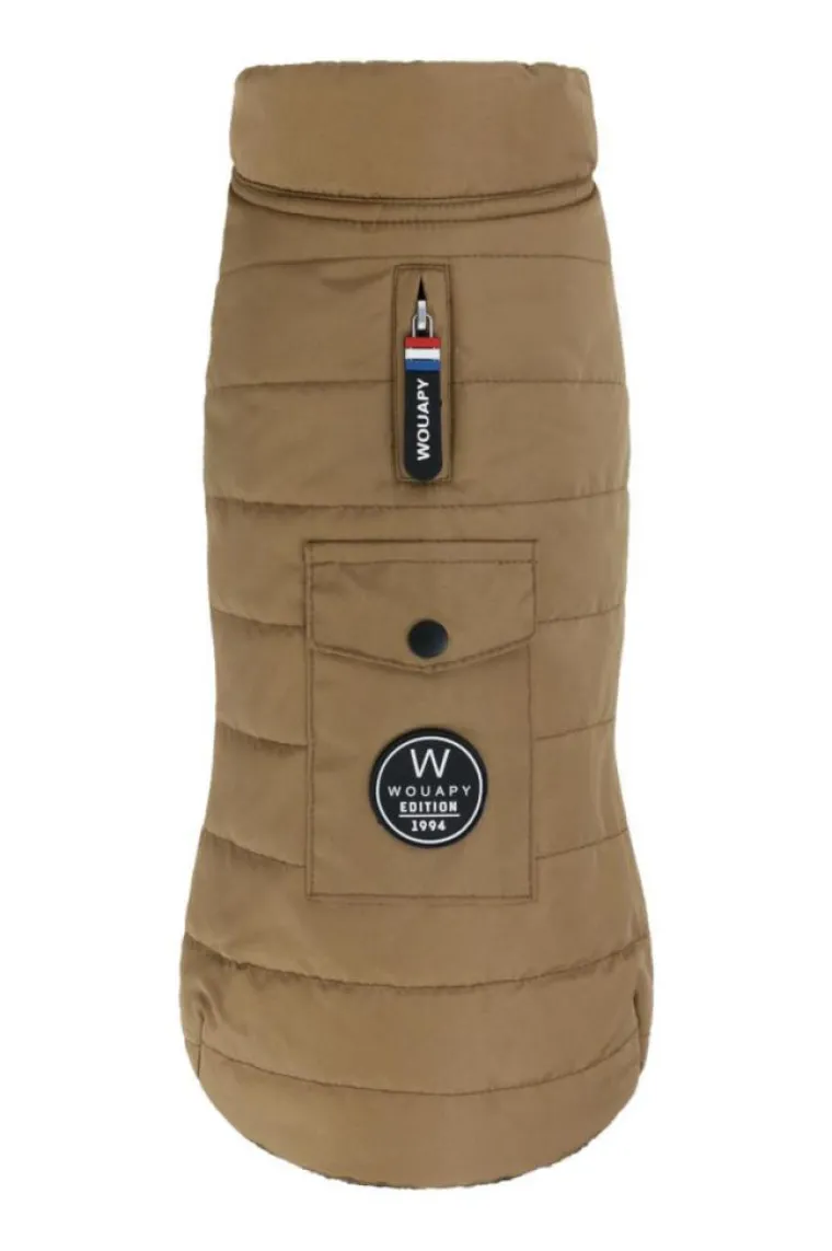 WOUAPY Doudoune pour chien coloris camel - Taille 46