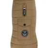 WOUAPY Doudoune pour chien en tissu recyclé coloris camel - Taille S