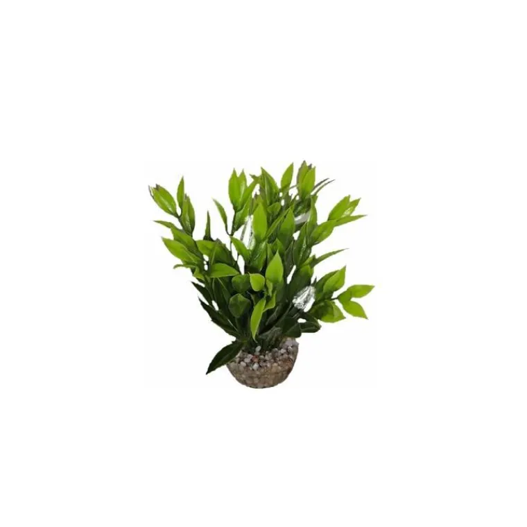 LABEO Dracaena vert en plastique 13 cm