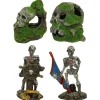 TYROL Figurine de pirate et tête de mort