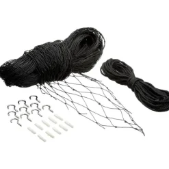 FLAMINGO Filet de sécurité pour chat noir - 2 x 3 m
