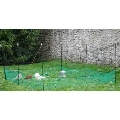 LIFLAND Filet-enclos pour poules petit modèle H 125 cm x 12 m