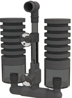 SUPERFISH Filtre à air avec mousses et chambre de filtration biologique pour petit aquarium ou bac d'élevage coloris noir - Taille S