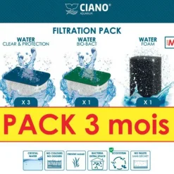 BLUE CORAL Filtre à eau cartouches taille M, CIANO - pack filtration