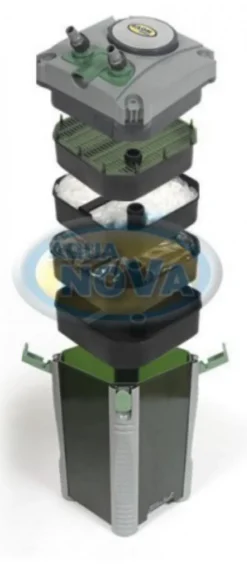 BLUE CORAL Filtre aquarium grande capacité pour 600L - AQUA NOVA modèle NCF-1500