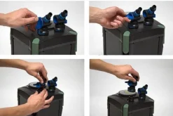 BLUE CORAL Filtre aquarium grande capacité pour 600L - AQUA NOVA modèle NCF-1500