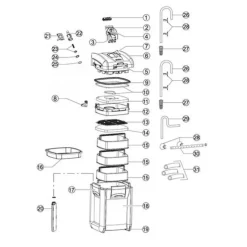 EHEIM Filtre aquarium professionnel, capacité 400-1200L, , modèle Professionel 3 1200XL