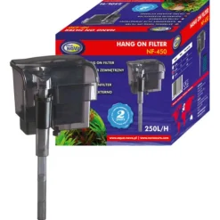 BLUE CORAL Filtre cascade pour aquarium jusqu'à 80L - AQUA NOVA NF-450