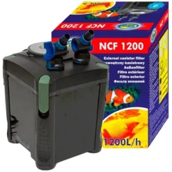 BLUE CORAL Filtre d'aquarium haute capacité AQUA NOVA modèle NCF-1200 - jusqu'à 450L