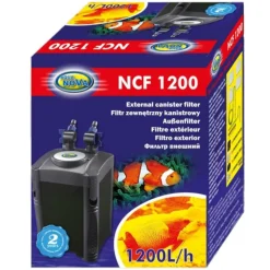 BLUE CORAL Filtre d'aquarium haute capacité AQUA NOVA modèle NCF-1200 - jusqu'à 450L