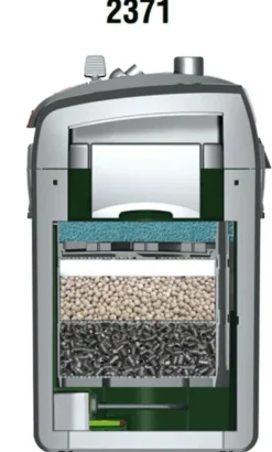 BLUE CORAL Filtre d'aquarium thermique, capacité jusqu'à 250L, EHEIM professionel 4+