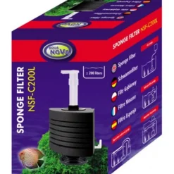 BLUE CORAL Filtre exhausteur aquarium jusqu'à 200L - AQUA NOVA NSF-C200L