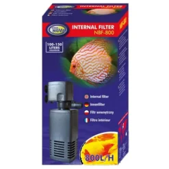 BLUE CORAL Filtre interne aquarium, jusqu'à 150L, AQUA NOVA, modèle NBF-800