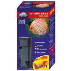 BLUE CORAL Filtre interne aquarium jusqu'à 50L, AQUA NOVA, modèle NBF-300