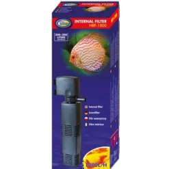 BLUE CORAL Filtre interne 250L pour aquarium, AQUA NOVA, modèle NBF-1800