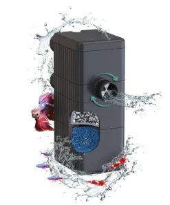 AQUATLANTIS Filtre interne pour aquarium jusqu'à 50 litres Bio Filter 200 coloris noir