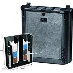 AQUATLANTIS Filtre interne pour aquarium, kit complet, Biobox 3 - jusqu'à 500L