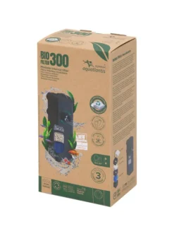 AQUATLANTIS Filtre interne pour aquarium jusqu'à 80 litres Bio Filter 300 coloris noir