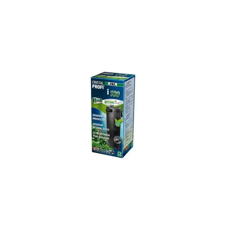 JBL Filtre intérieur mécanique et biologique pour aquarium coloris noir Cristalprofi i100 GreenLine – 90 à 160 litres