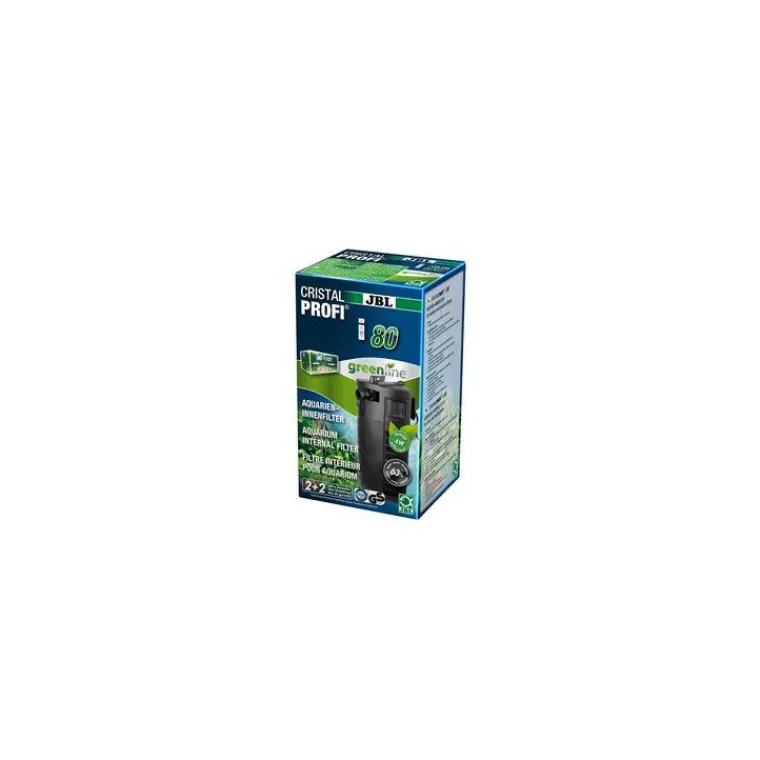 JBL Filtre intérieur mécanique et biologique pour aquarium coloris noir CristalProfi i80 GreenLine – 60 à 110 litres