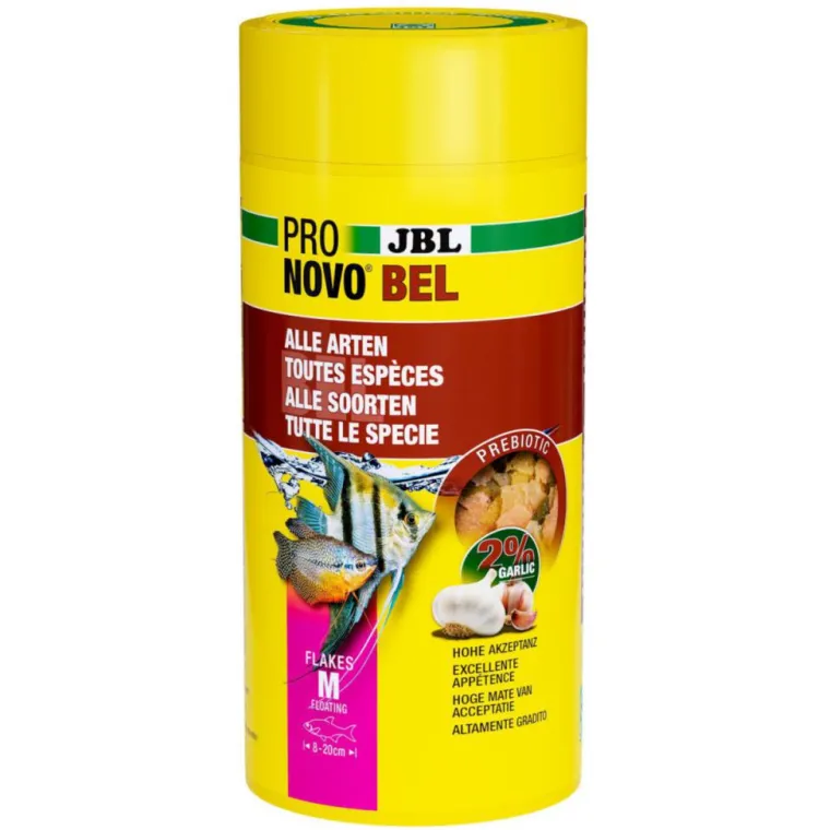 JBL Flocons pour poissons d'aquarium Pronovo Bel Flakes M - 1 L