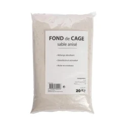GRAIN DE VIE Fond de cage en sable anisé - 20 kg