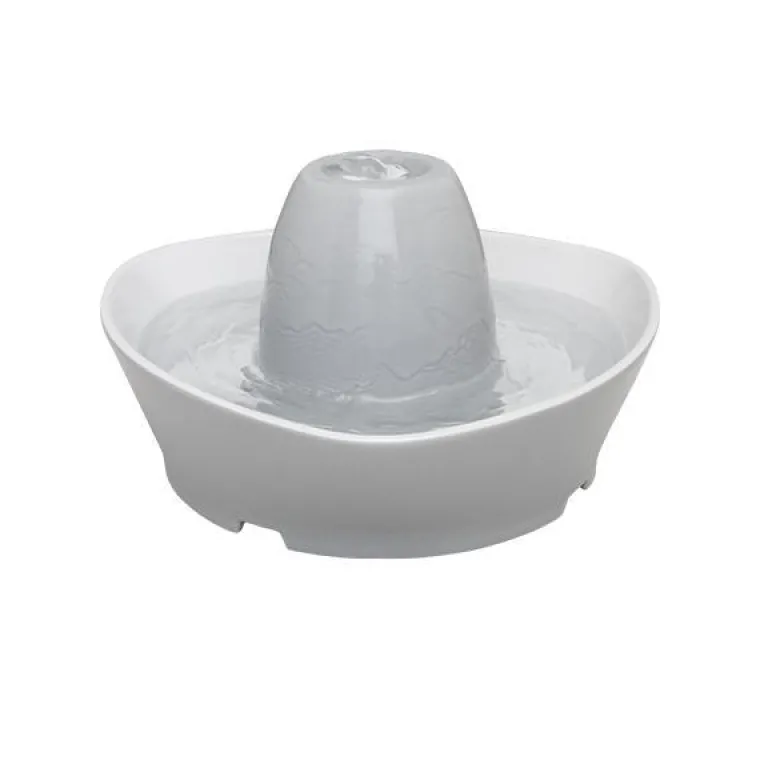 PETSAFE Fontaine à eau en céramique blanche - 1,8 L