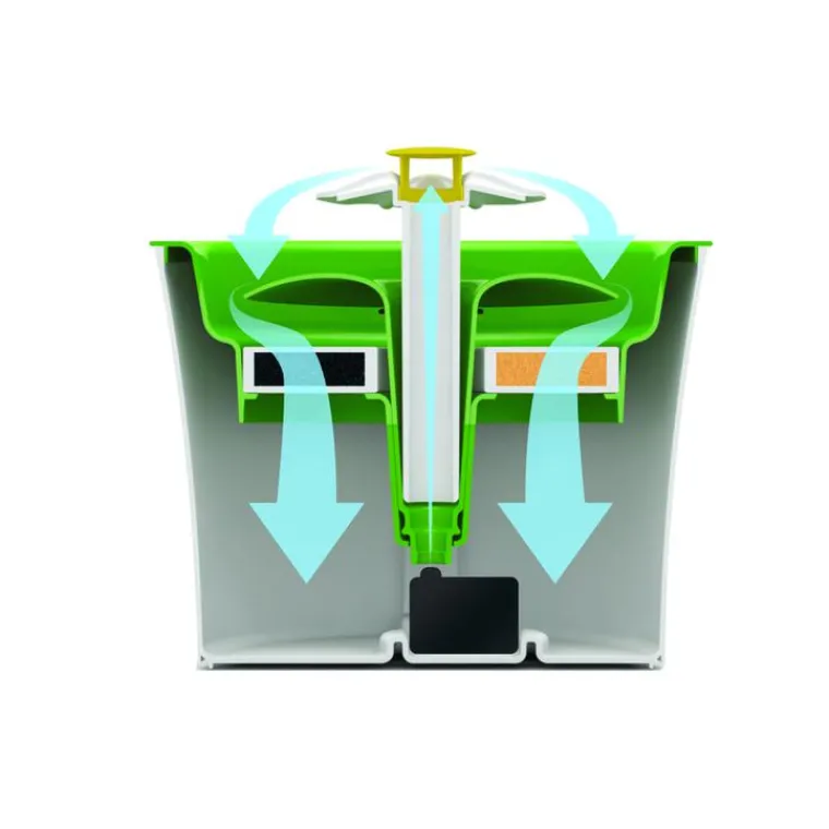 CATIT Fontaine à eau pour chat blanche et verte Cat-it Flower - 3 L