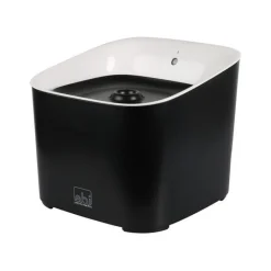 EBI Fontaine à eau pour chat coloris noir et blanc en plastique Manoa - 3 L