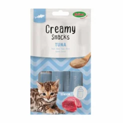 BUBIMEX Friandise en crème pour chaton thon Creamy x 4 - 60 g