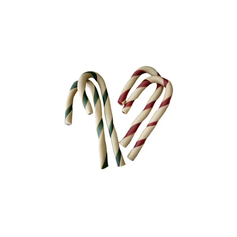 BUBIMEX Friandise pour chien canne à sucre de Noël au poulet - 12 cm