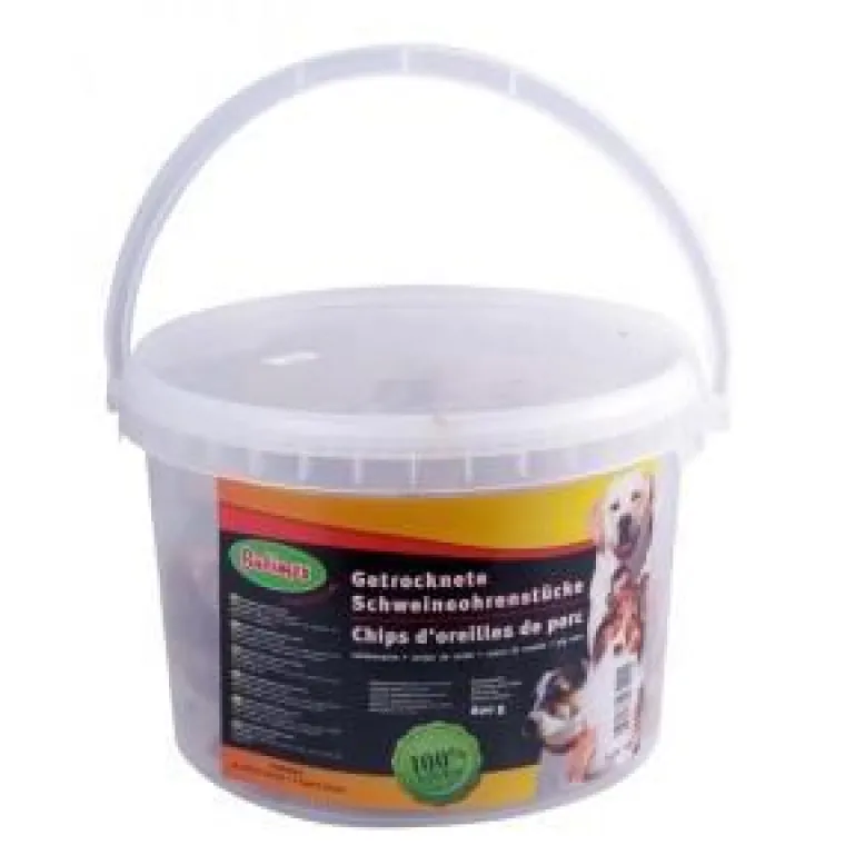 BUBIMEX Friandise pour chien chips de porc en seau en vrac