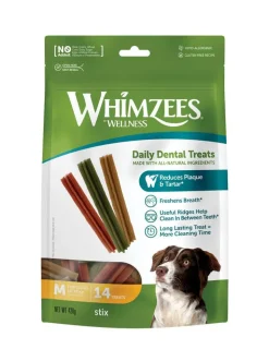 WELLPET Friandise pour chien Whimzees Stix M en sachet de 420 gr