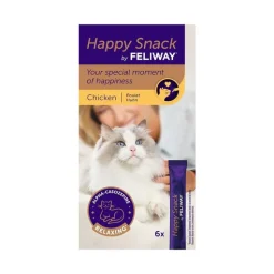 FELIWAY Friandises au poulet pour chat Happy snack - Les 6 pièces