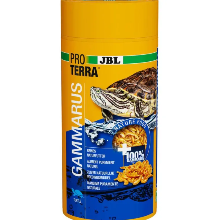 JBL Friandises aux gammares pour tortues d’eau Proterra Gammarus - 1 L