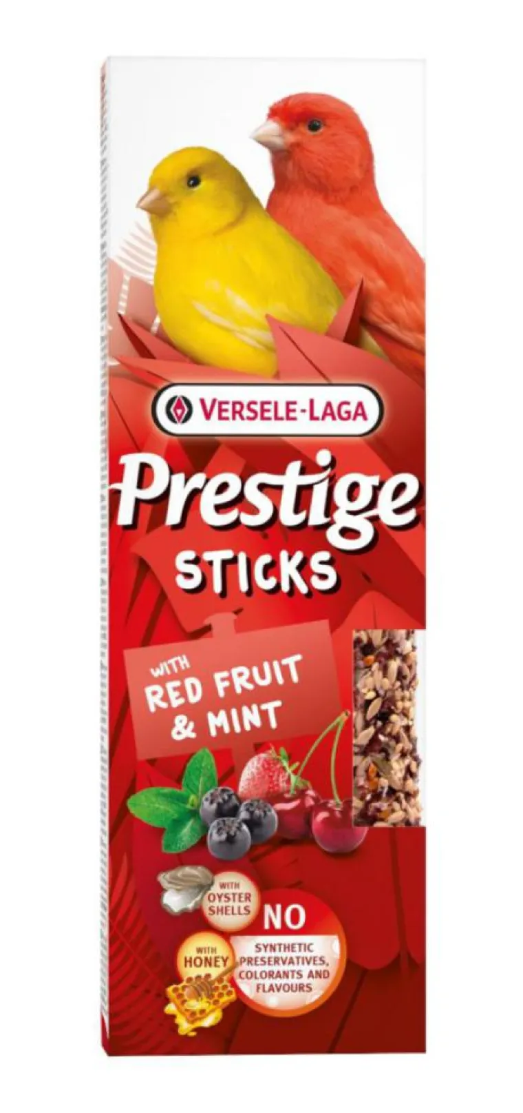 VERSELE LAGA Friandises pour canaris Prestige Sticks Fruits Rouges & Menthe - 2 x 30 g