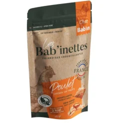 BABIN Friandises pour chat au poulet Bab'in Les Bab'inettes - 60 g