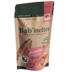BABIN Friandises pour chat au saumon Bab'in Les Bab'inettes - 60 g