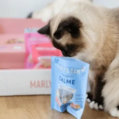 MARLY & DAN Friandises pour chat tendres bouchées calme - 40 g