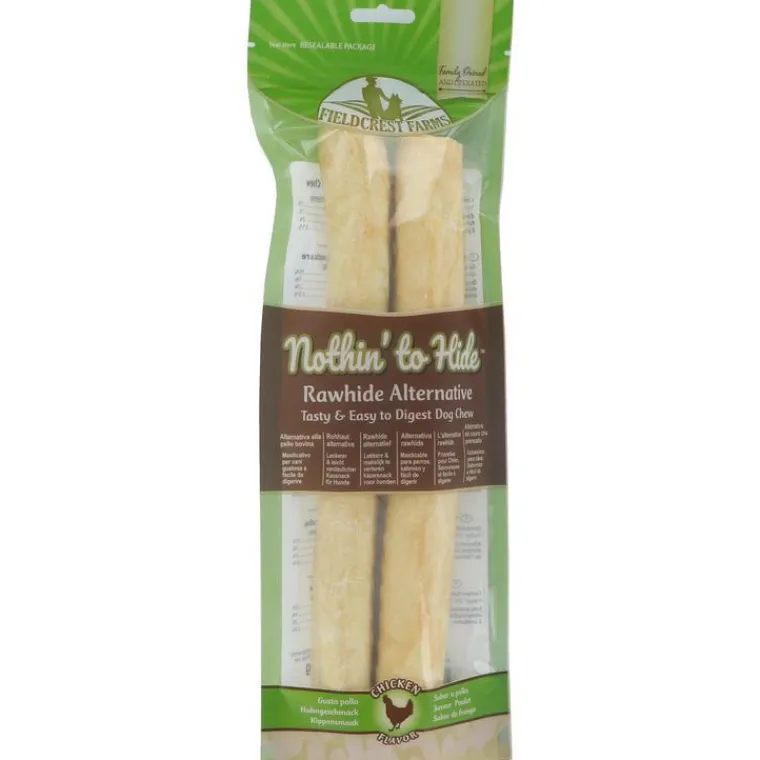 NOTHIN TO HIDE Friandises pour chien en rouleau au poulet Nothin' to Hide – x 2 de 25 cm