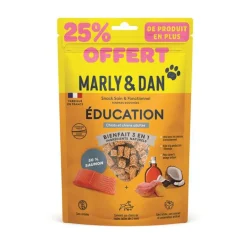 MARLY & DAN Friandises pour chien Éducation - 25 % offert - 125g