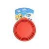 EUROPET Gamelle de voyage pour chien en silicone coloris rouge Duvoplus - 1000 ml
