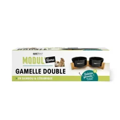 HAMIFORM Gamelle double bois/céramique coloris bois Modul'home