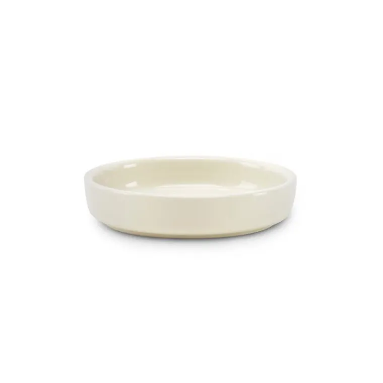 SCRUFFS Gamelle pour chat coloris beige clair en grès Icon – 13 x 13 x 3,5 cm
