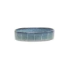 SCRUFFS Gamelle pour chat en grès coloris gris avec rayures Reactive Glaze - 13 x 13 x 3 cm