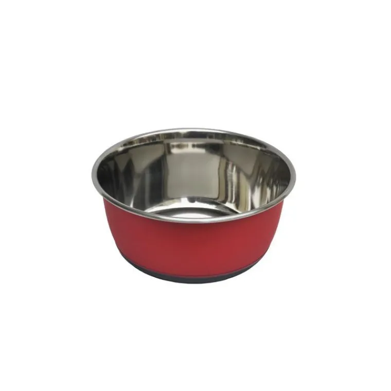GIRARD Gamelle pour chien et chat coloris rouge mat en inox Tyrol – 500 ml